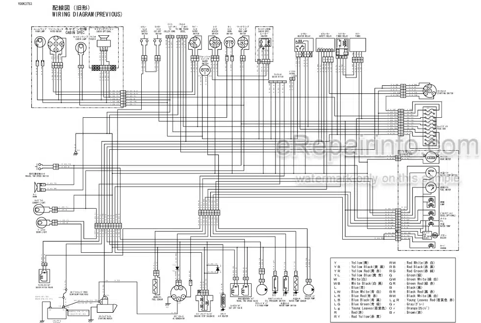 Photo 3 - Yanmar VIO35-2 Parts Catalog Excavator