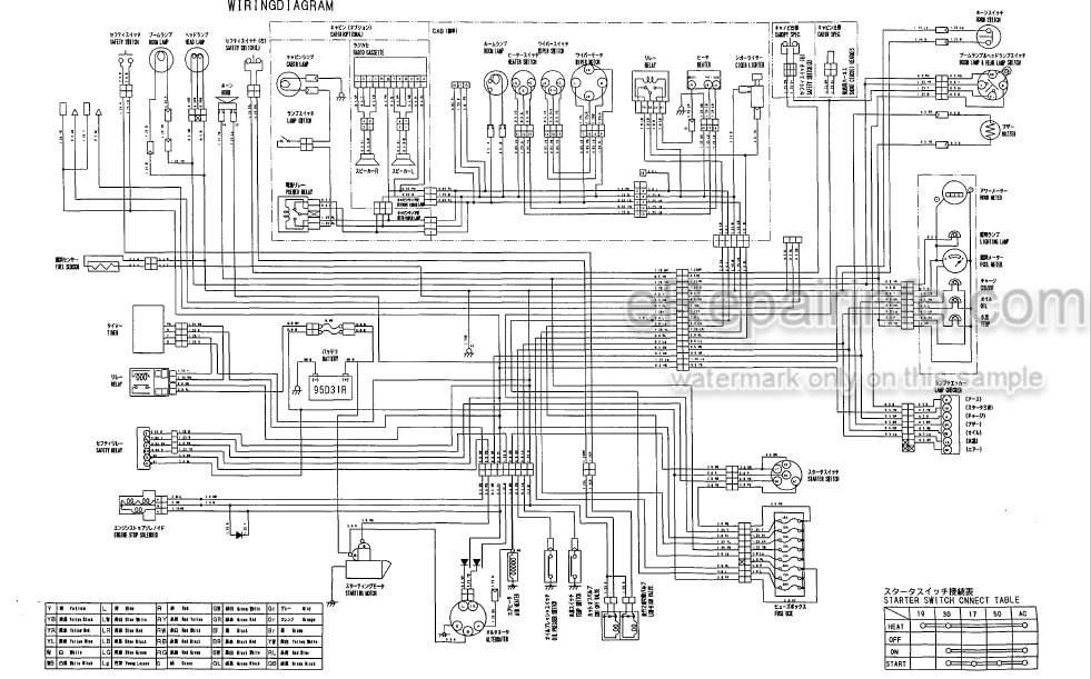 Photo 3 - Yanmar VIO40-1 Parts Catalog Excavator