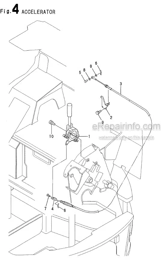 Photo 4 - Yanmar VIO40-2 Parts Catalog Excavator