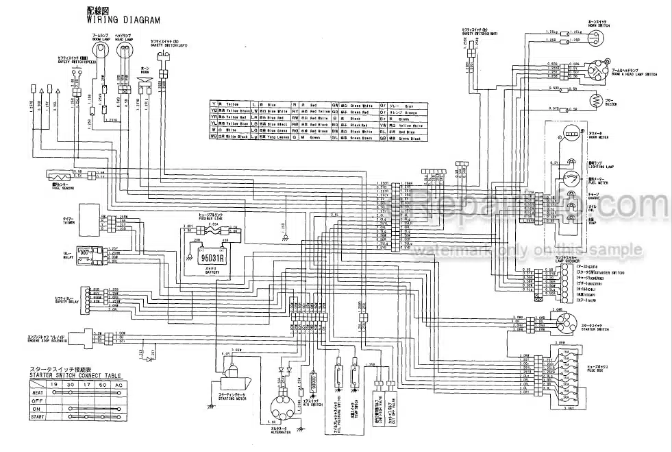 Photo 3 - Yanmar VIO40-TW Parts Catalog Excavator