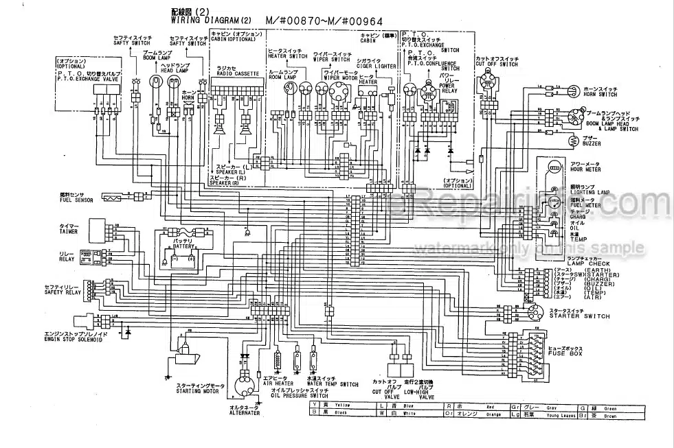 Photo 3 - Yanmar VIO50 Parts Catalog Excavator
