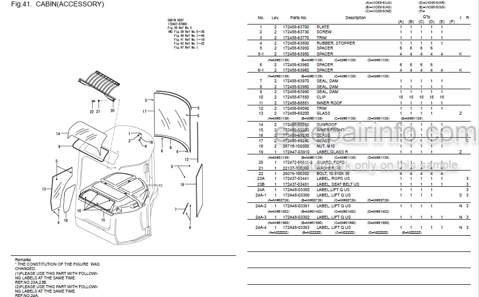 Photo 4 - Yanmar VIO55-5 Parts Catalog Excavator