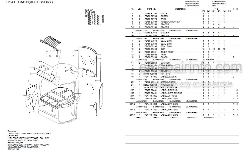 Photo 4 - Yanmar VIO55-5 Parts Catalog Excavator