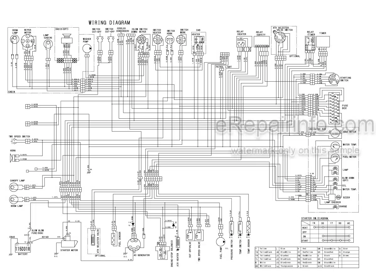 Photo 5 - Yanmar VIO55 Parts Catalog Excavator