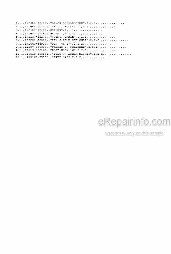 Photo 5 - Yanmar VIO70-2 Parts Catalog Excavator
