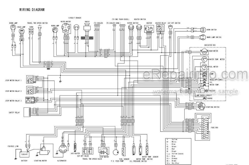 Photo 3 - Yanmar VIO70 Parts Catalog Excavator