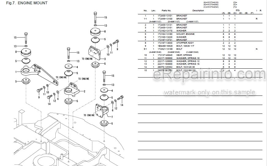 Photo 6 - Yanmar L48EE L70EE L100EE Service Manual Industrial Engine