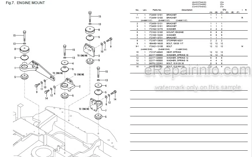 Photo 6 - Yanmar L48EE L70EE L100EE Service Manual Industrial Engine