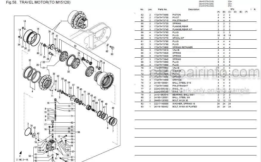 Photo 4 - Yanmar VIO75-C Parts Catalog Excavator