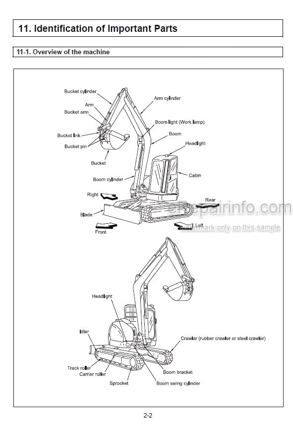 Photo 4 - Yanmar VIO75 Operation And Maintenance Manual Excavator