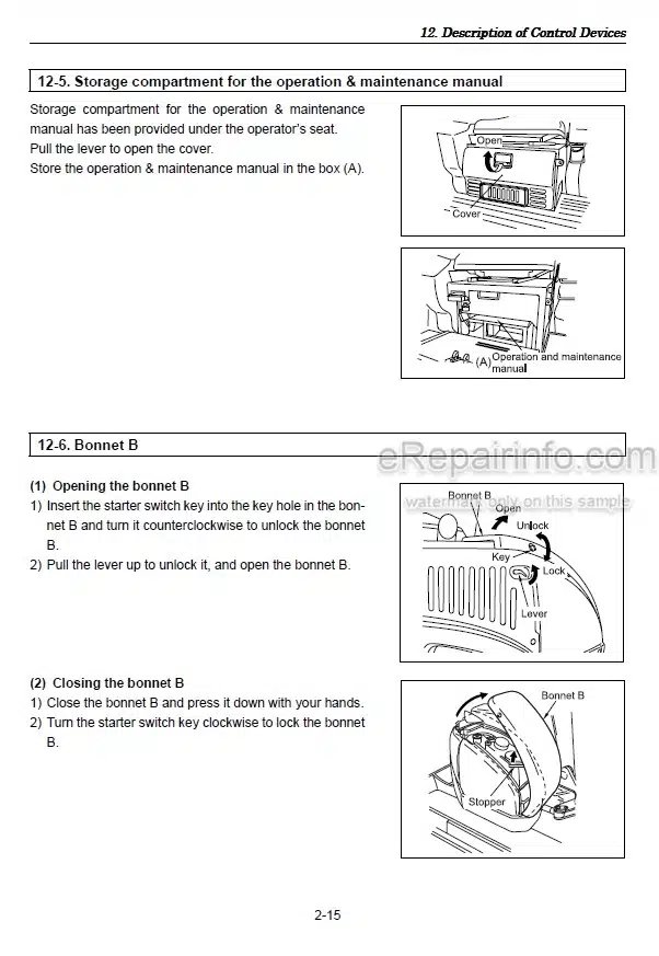 Photo 12 - Yanmar VIO75 Operation And Maintenance Manual Excavator