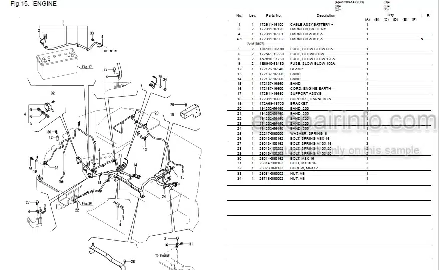 Photo 3 - Yanmar VIO80-1 Parts Catalog Excavator