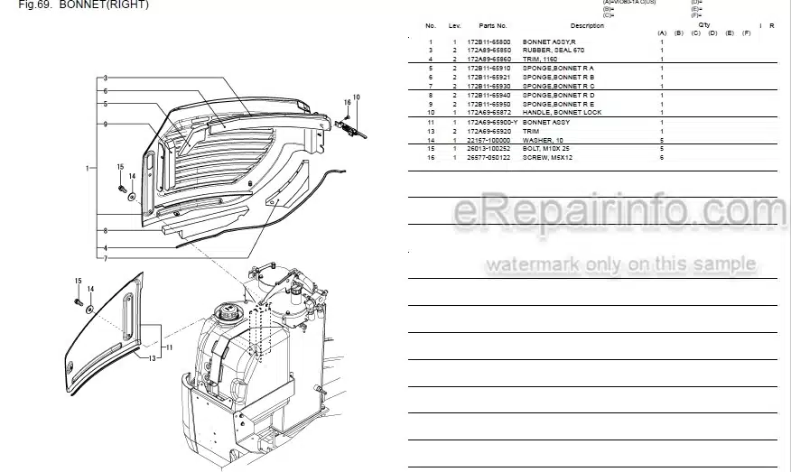 Photo 5 - Yanmar VIO80-1 Parts Catalog Excavator