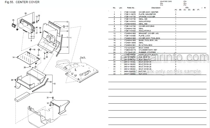 Photo 1 - Yanmar VIO82 Parts Catalog Excavator