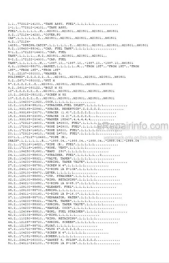 Photo 5 - Yanmar YB401W YB401W-2 Parts Catalog Wheel Excavator