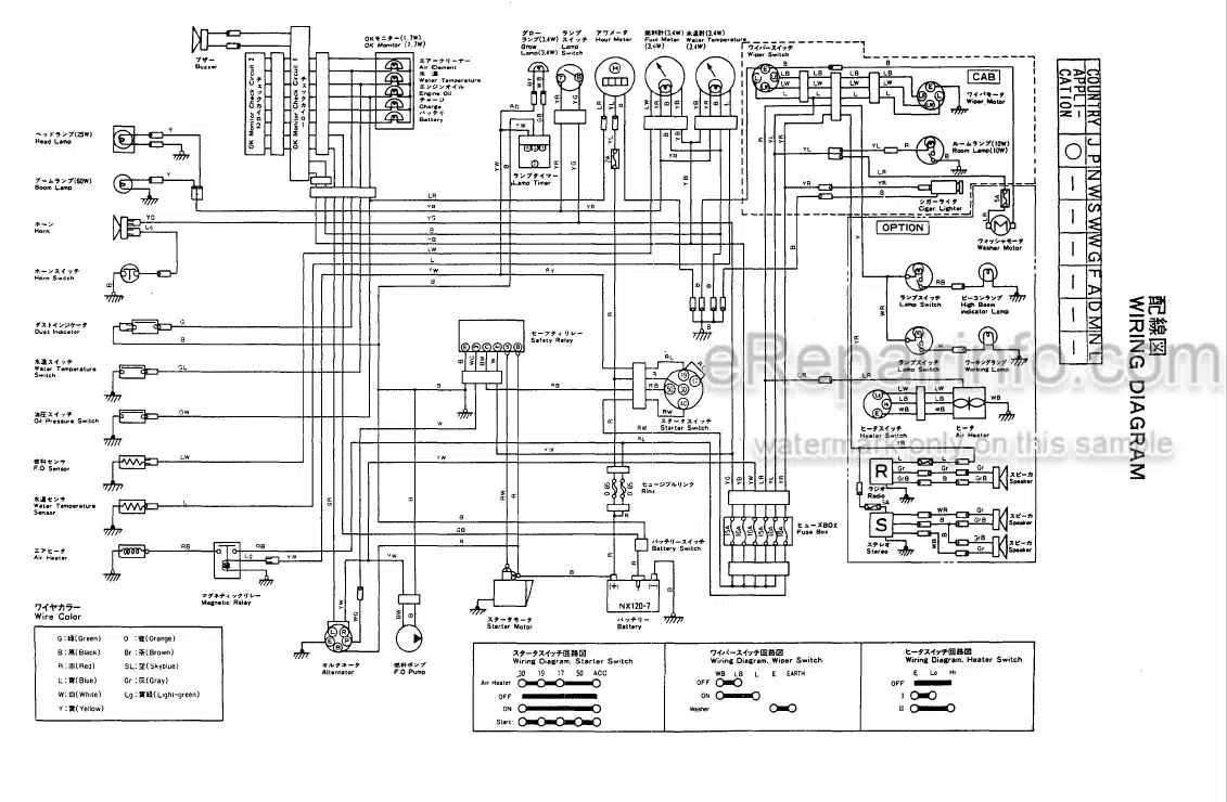 Photo 3 - Yanmar YB451 YB501 YB451-2 YB501-2 Parts Catalog Excavator