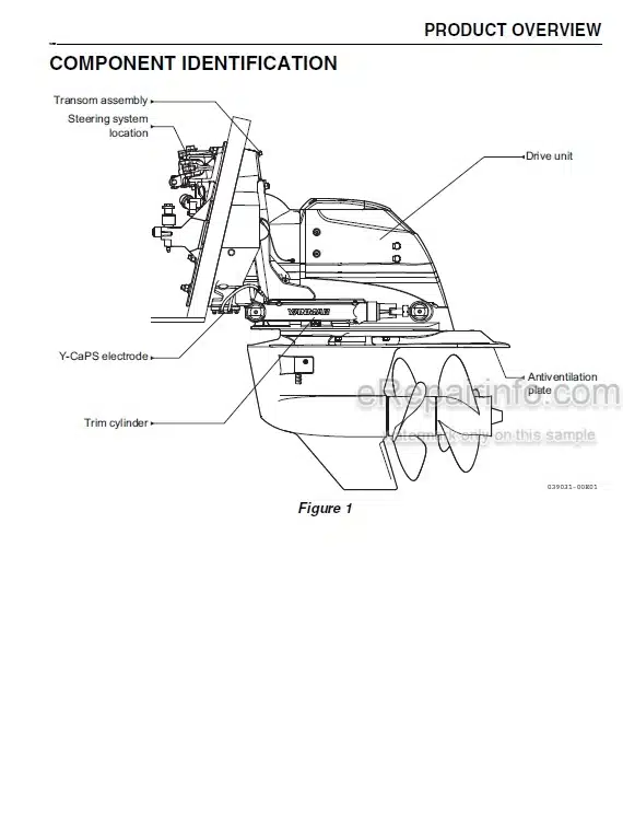 Photo 1 - Yanmar ZT370 Operation Manual Marine Stern Drive