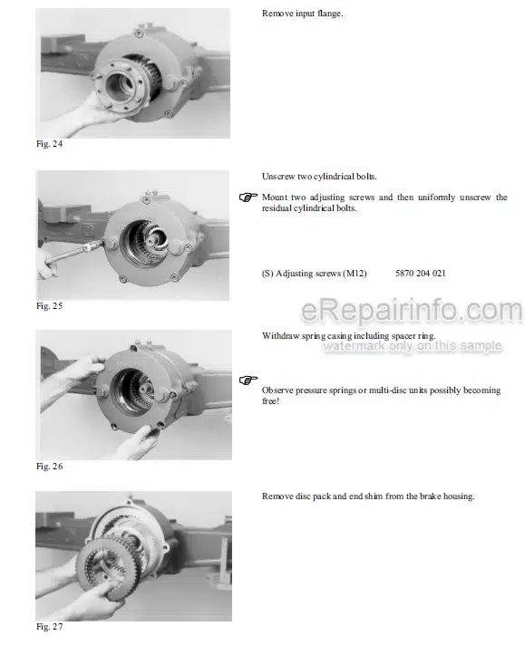 Photo 2 - ZF AP-R715 Repair Instructions Planetary Axle