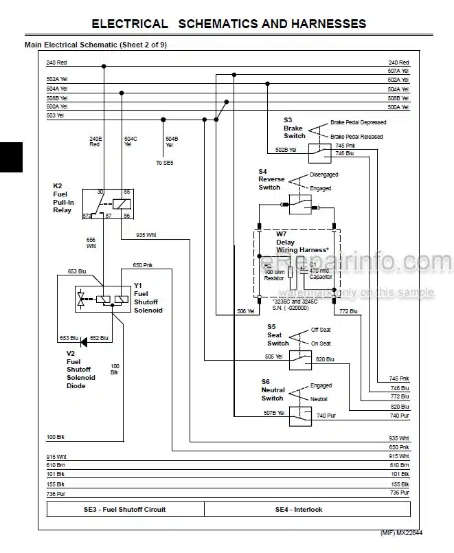 Photo 4 - John Deere 3225C 3235C 3245C Technical Manual Lightweight Fairway Mower TM2105