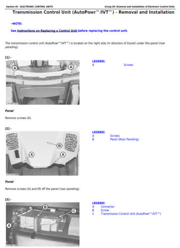 Photo 6 - John Deere 7185J 7195J 7205J 7210J 7225J Repair Service Manual Tractor TM802119