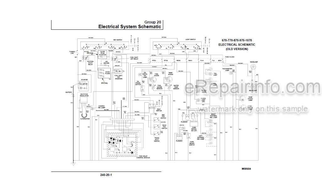 Photo 4 - John Deere 670 770 790 870 970 1070 Technical Manual Compact Utility Tractor TM1470