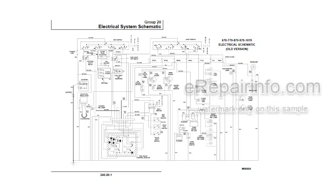 Photo 4 - John Deere 670 770 790 870 970 1070 Technical Manual Compact Utility Tractor TM1470