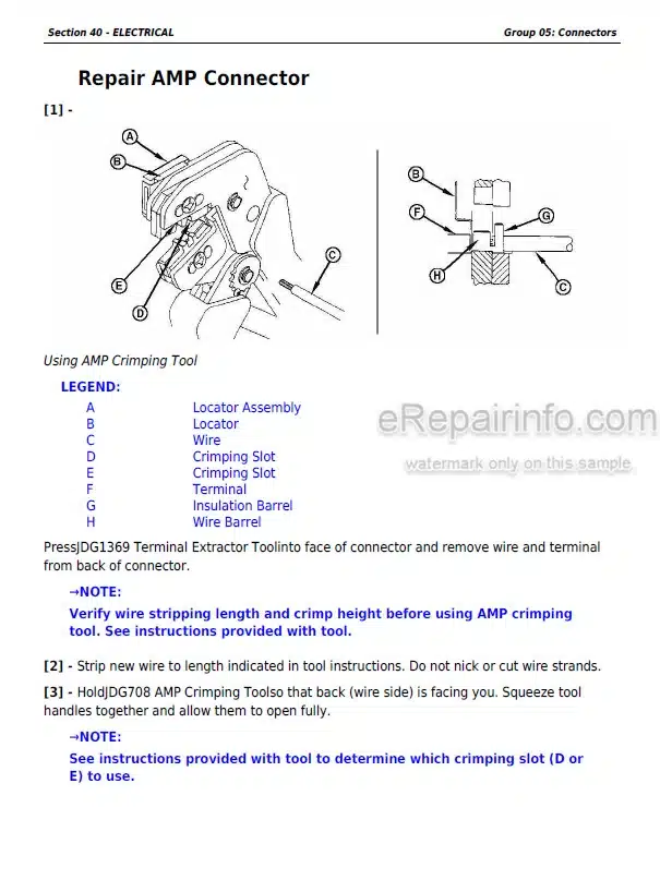 Photo 6 - John Deere 9300T 9400T 9320T 9420T 9520T 9620T Repair Manual Tractor TM1782
