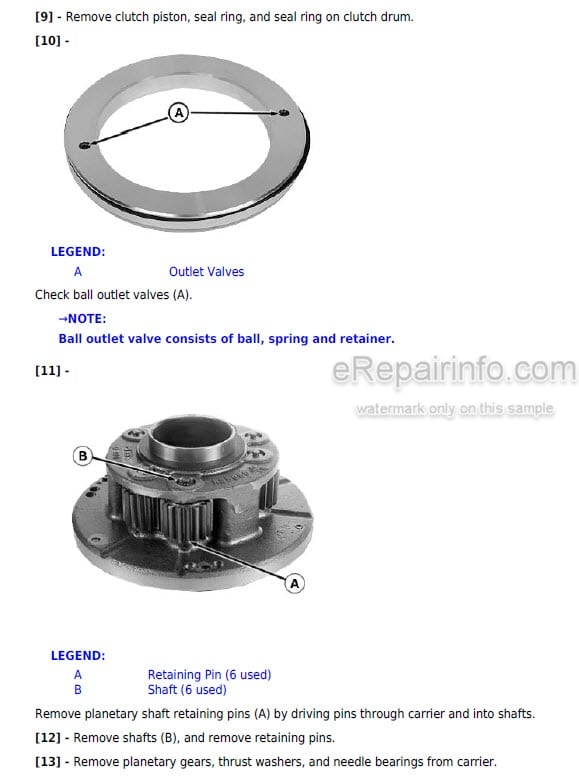 Photo 3 - John Deere 7185J 7195J 7205J 7210J 7225J Repair Service Manual Tractor TM802119