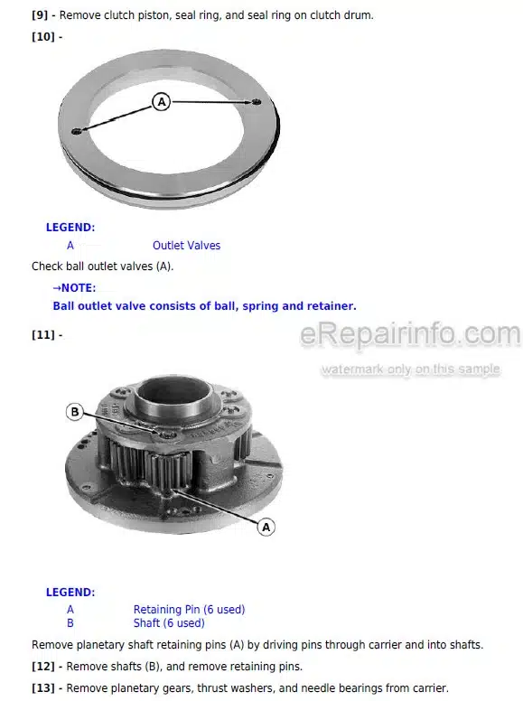 Photo 3 - John Deere 7185J 7195J 7205J 7210J 7225J Repair Service Manual Tractor TM802119