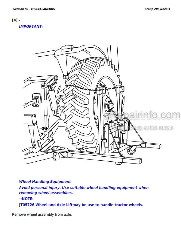 Photo 5 - John Deere 7185J 7195J 7205J 7210J 7225J Repair Service Manual Tractor TM802119