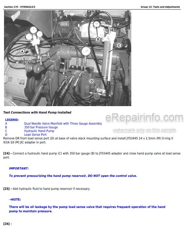 Photo 1 - John Deere 8120T 8220T 8320T 8420T 8520T Operation And Test Tractor TM1981