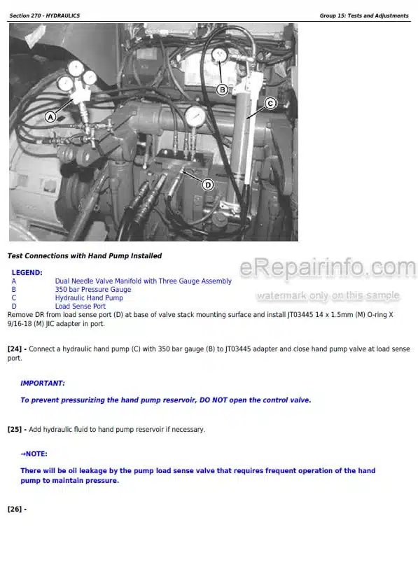 Photo 1 - John Deere 8120T 8220T 8320T 8420T 8520T Operation And Test Tractor TM1981