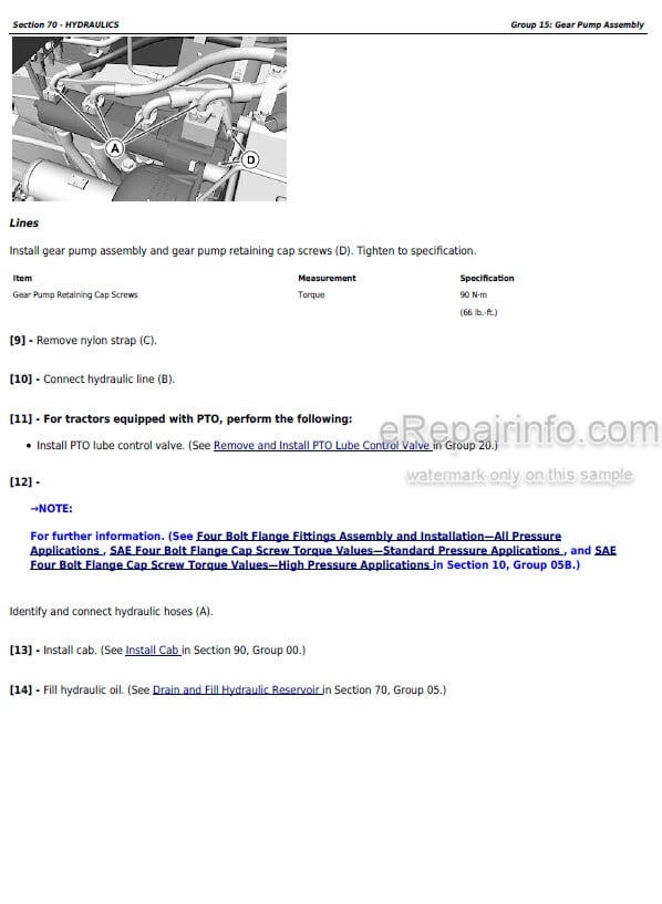 Photo 3 - John Deere 9370R 9420R 9470R 9520R 9570R 9620R 9470RX 9520RX 9570RX 9620RX Repair Manual Tractor TM119519