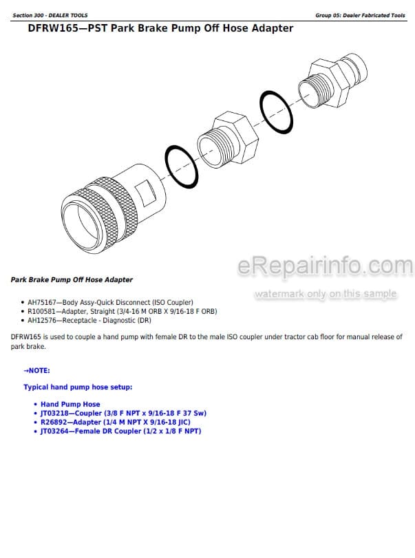 Photo 5 - John Deere 9370R 9420R 9470R 9520R 9570R 9620R 9470RX 9520RX 9570RX 9620RX Repair Manual Tractor TM119519