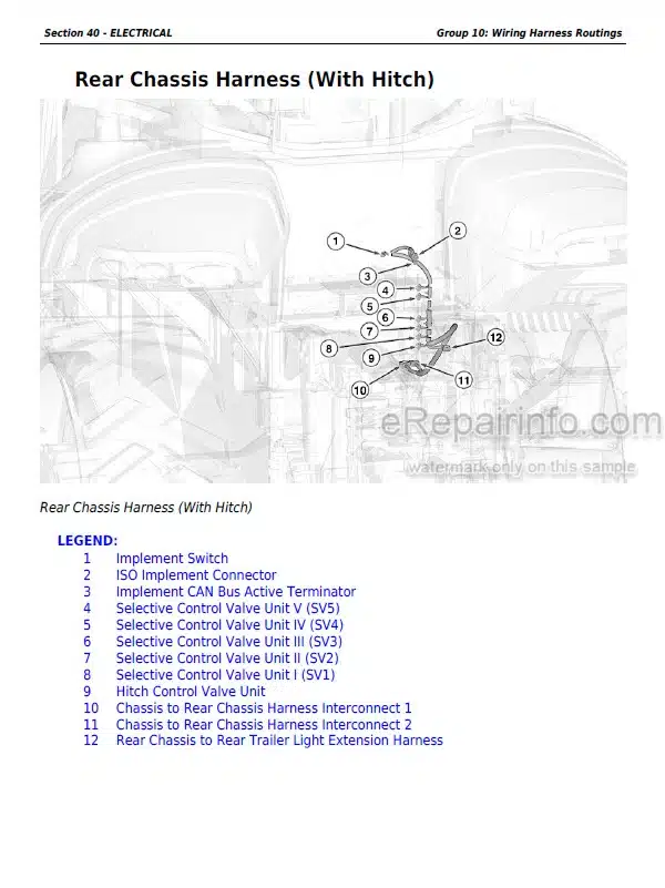 Photo 3 - John Deere 9460RT 9150RT 9560RT Repair Manual Tractor TM110919