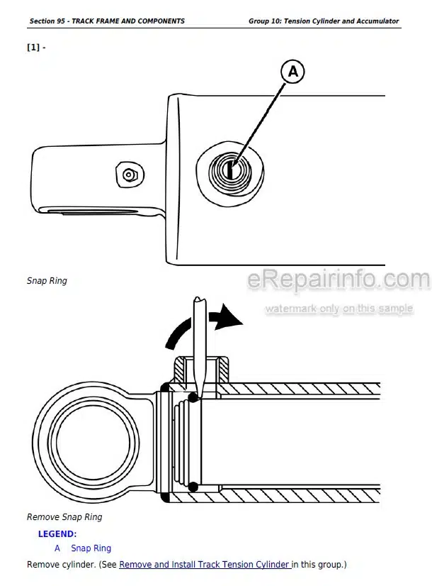 Photo 5 - John Deere 9460RT 9150RT 9560RT Repair Manual Tractor TM110919