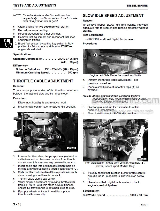 Photo 6 - John Deere 550LC Repair Manual Excavator TM1808