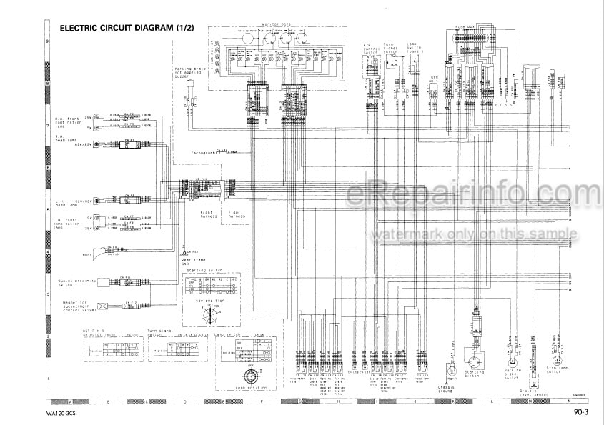 Photo 5 - Komatsu Avance WA120-3CS Shop Manual Wheel Loader SEBM012402 SN 10004-