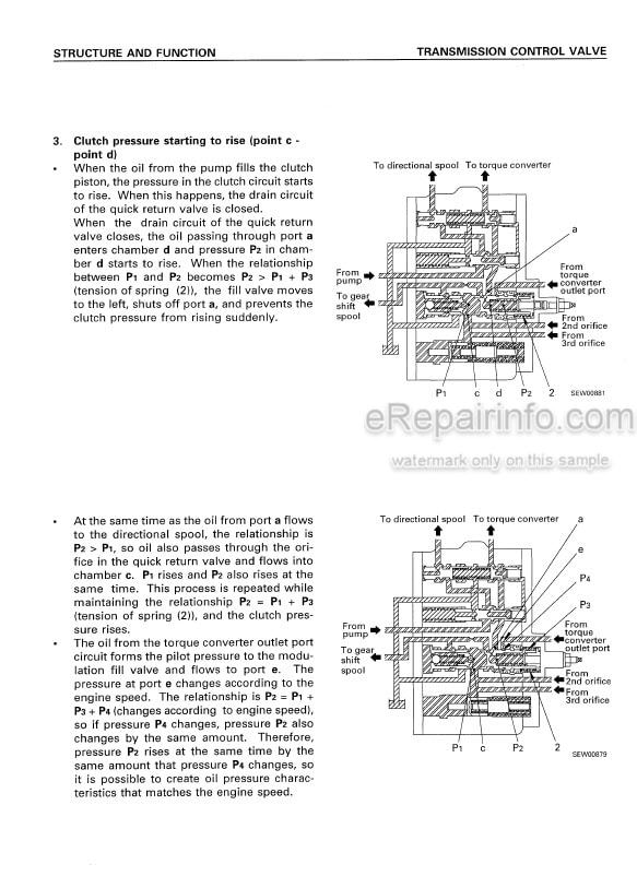 Photo 7 - Komatsu Avance WA180-3 Shop Manual Wheel Loader SEBM005804 SN 50001-