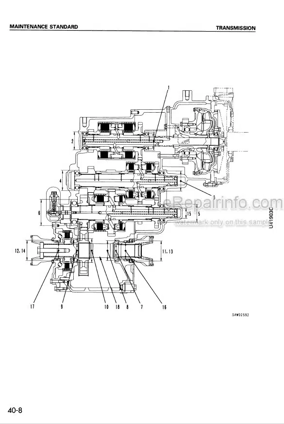 Photo 5 - Komatsu Avance WA320-3 Custom Shop Manual Wheel Loader SEBM010303 SN 50001-