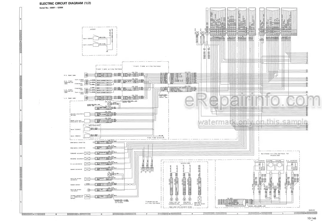 Photo 3 - Komatsu Avance WA420-3 Shop Manual Wheel Loader SEBM006204 SN 50001-