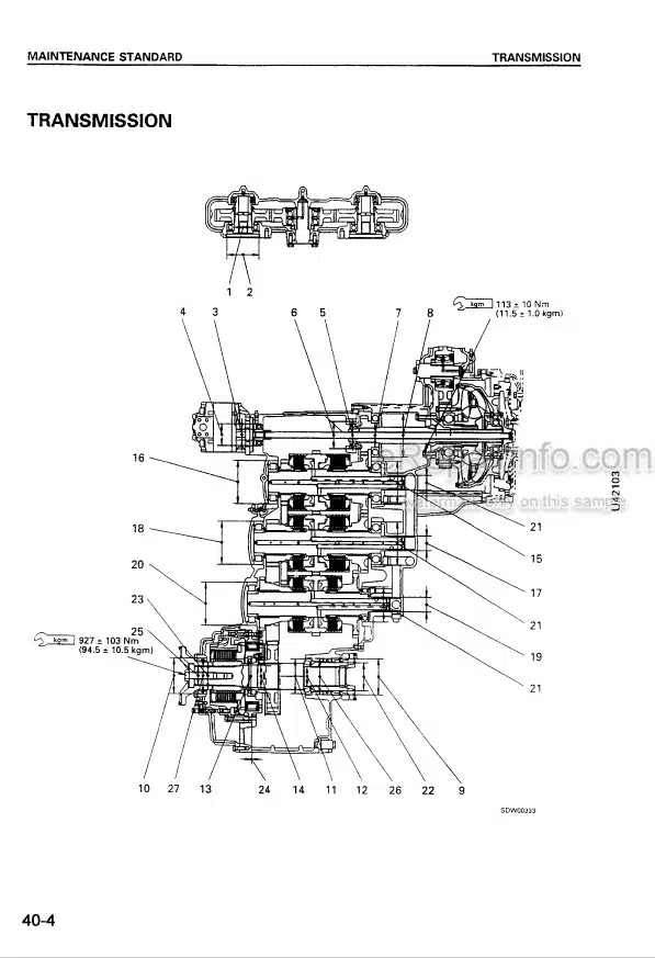 Photo 5 - Komatsu Avance WA470-3 Custom Shop Manual Wheel Loader SMEW4700K0 SN 20001-