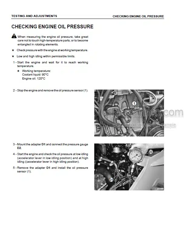 Photo 6 - Komatsu CK25-1 Shop Manual Crawler Skid Steer Loader WEBM007000 SN F00003-