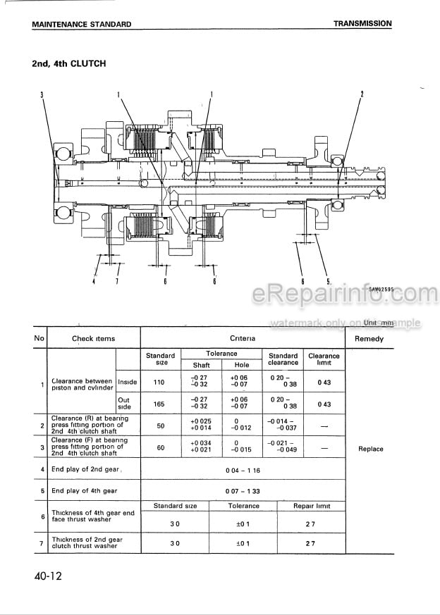Photo 5 - Komatsu Max Avance WA320-3 Shop Manual Wheel Loader SMEW3200M0 SN 15001-