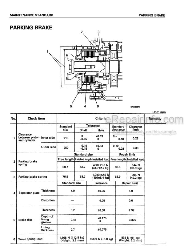 Photo 5 - Komatsu Max Avance WA380-3 Shop Manual Wheel Loader SMEW3800T0 SN 16001-