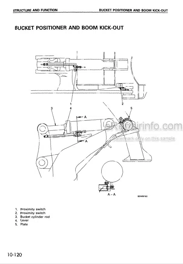 Photo 5 - Komatsu Max Avance WA420-3 Shop Manual Wheel Loader SMEW4200M0 SN 15001-