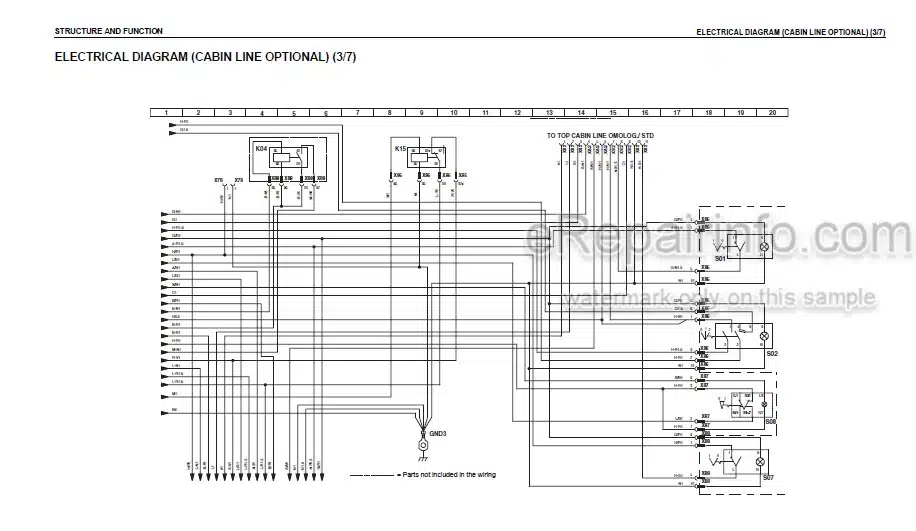 Photo 3 - Komatsu SK1020-5 SK1020-5 Turbo Shop Manual Skid Steer Loader