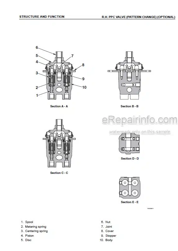 Photo 5 - Komatsu SK1020-5 SK1020-5 Turbo Shop Manual Skid Steer Loader