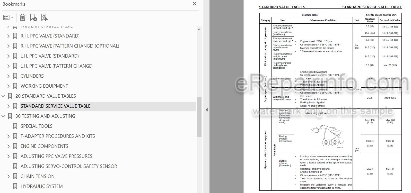 Photo 3 - Komatsu SK1026-5N Shop Manual Skid Steer Loader CEBM014201 SN A80001-