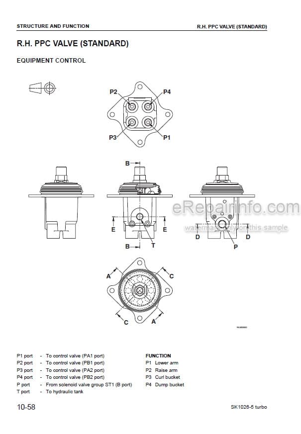 Photo 5 - Komatsu SK1026-5 Turbo Shop Manual Skid Steer Loader WEBM006000 SN 37CTF50001-